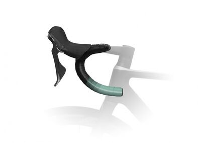 FI'ZI:K Vento Microtex Tacky Bi-Colour Tape Black/Turquoise click to zoom image