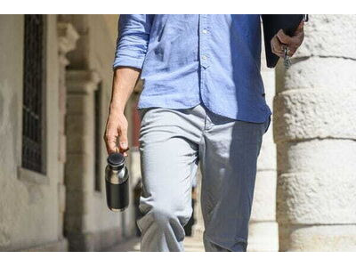 ELITE Mia stainless steel bottle 650 ml celeste click to zoom image