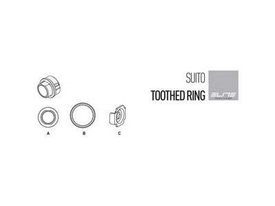 ELITE Toothed Ring kit for direct drive home trainers