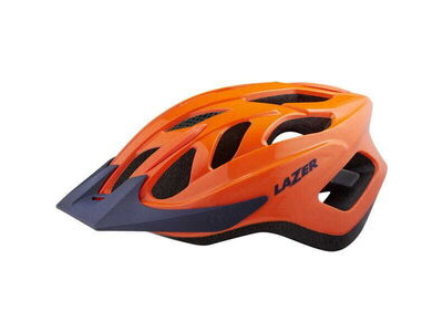 LAZER J1 Helmet, Flash Orange/Blue, Uni-Youth click to zoom image