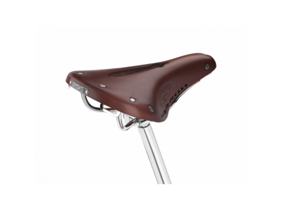 BROOKS B17 Carved Short (Ladies) Steel Brown click to zoom image