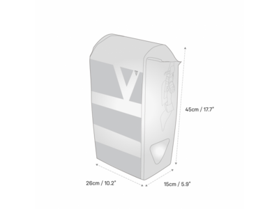 TOPEAK Drybag Pannier W/Quicklock 15L click to zoom image