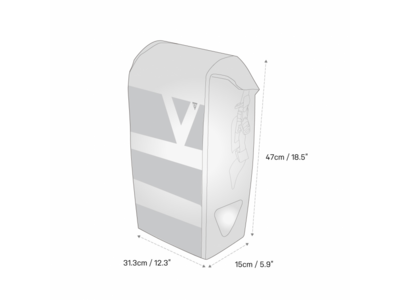 TOPEAK Drybag Pannier W/Quicklock 20L click to zoom image
