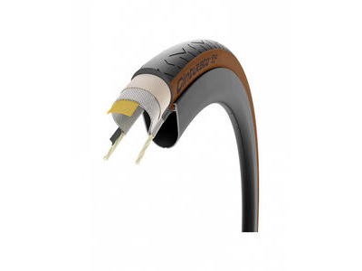 PIRELLI Cinturato EVO TLR Classic SmartEVO AS Tan 700x28c click to zoom image