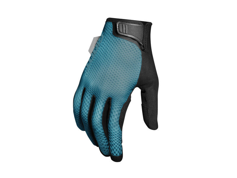 GIANT Pace Gel Long Finger Glove Aruba Blue click to zoom image