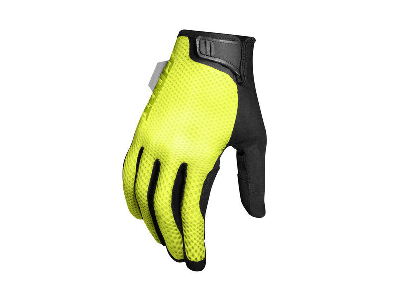 GIANT Pace Gel Long Finger Glove Neon Yellow click to zoom image