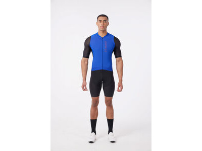 GIANT Race Day Short Sleeve Jersey Black / Blue click to zoom image