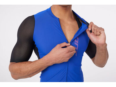 GIANT Race Day Short Sleeve Jersey Black / Blue click to zoom image
