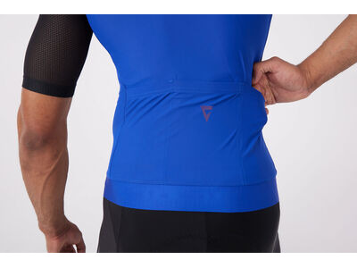 GIANT Race Day Short Sleeve Jersey Black / Blue click to zoom image