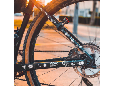 ALL MOUNTAIN STYLE Frame Guard Gravel & Road Coffee White click to zoom image