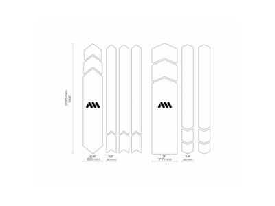 ALL MOUNTAIN STYLE Frame Guard Full Clear click to zoom image