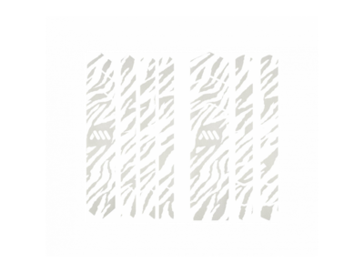 ALL MOUNTAIN STYLE Frame Guard Full Zebra White