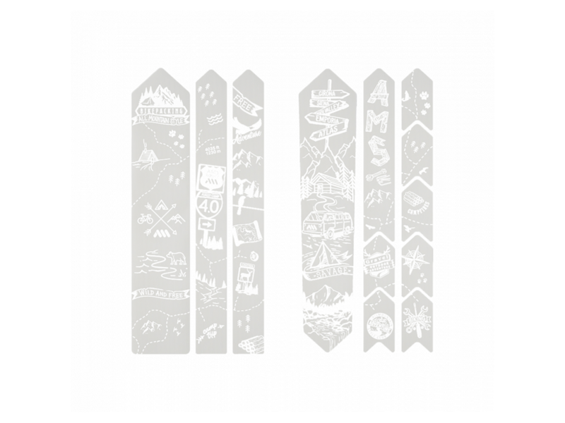 ALL MOUNTAIN STYLE Frame Guard Gravel & Road Bikepacking White click to zoom image