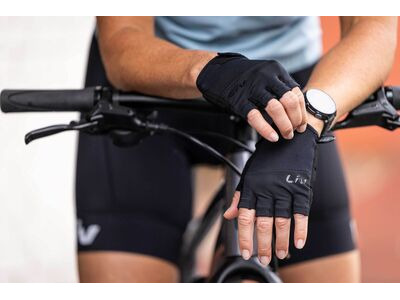 LIV Berna Short Finger Gloves Black click to zoom image