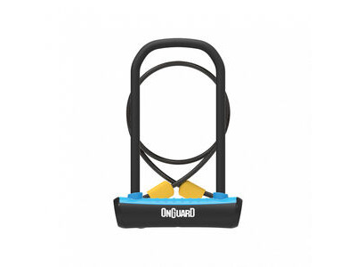 OnGuard Neon U-Lock + Cable 11mm 230mm 11mm 230mm Blue  click to zoom image