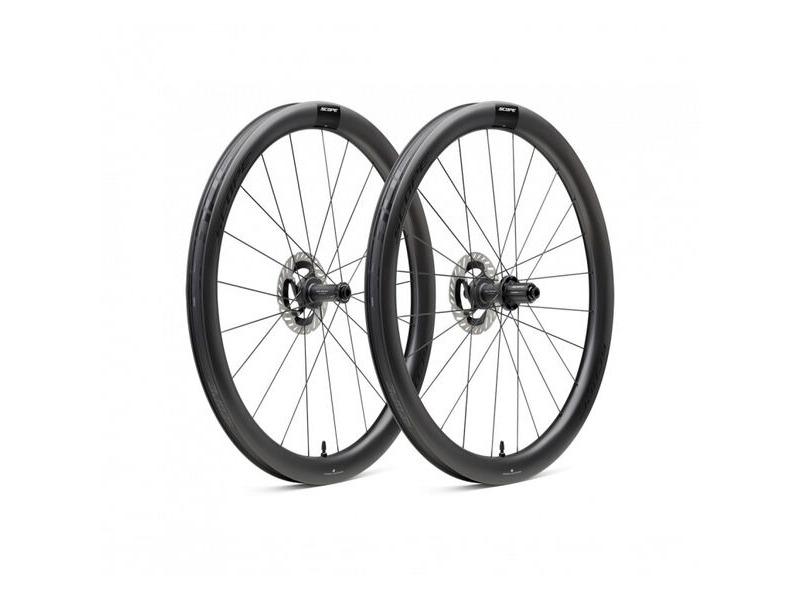 Scope Cycling R4.G V2 45mm Gravel Wheelset Disc Brake Black Shimano Carbon click to zoom image