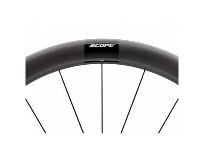 Scope Cycling R4.G V2 45mm Gravel Wheelset Disc Brake Black Shimano Carbon click to zoom image