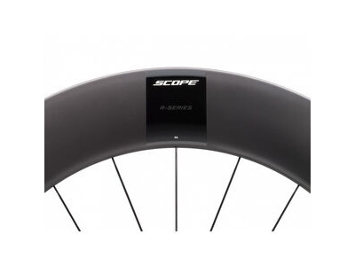 Scope Cycling R8.T V2 85mm TT Wheelset Disc Brake Black SRAM Carbon click to zoom image
