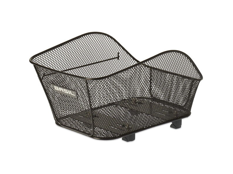 Basil Icon S rear basket, black click to zoom image