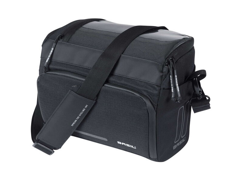 Basil Move Handlebar Bag, 7-8L, black click to zoom image