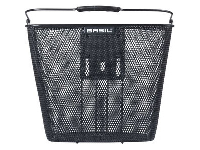 Basil Bilbao front basket, KF, black click to zoom image