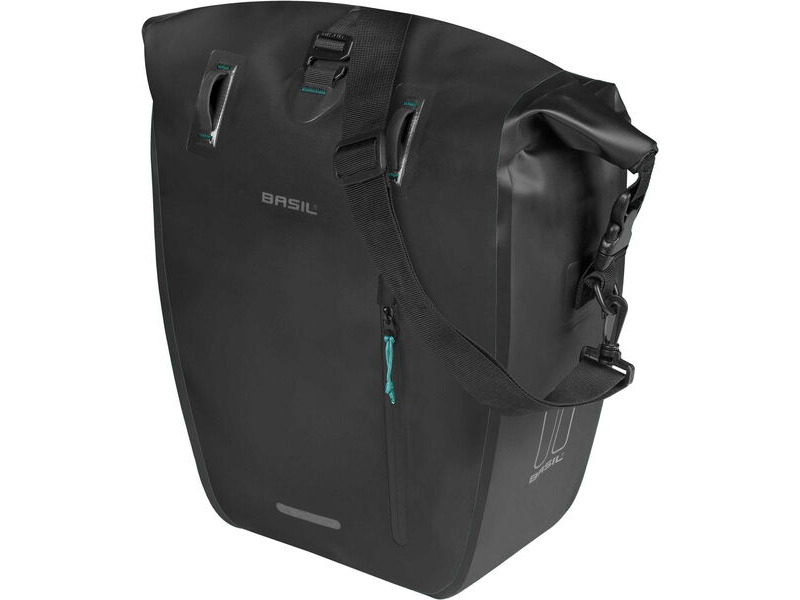 Basil Rivo L s.bag tarp MIK Hooks, black click to zoom image