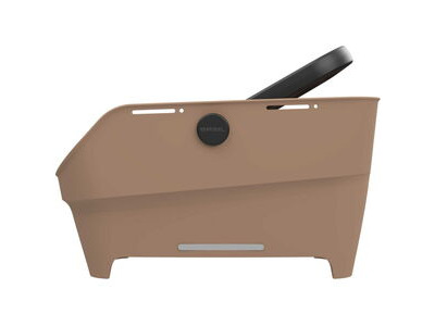 Basil Cento Neo rear basket, sand click to zoom image