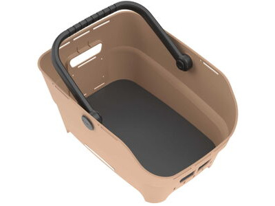 Basil Cento Neo rear basket, sand click to zoom image