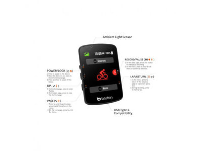 Bryton Rider 550 Sensor Bundle click to zoom image