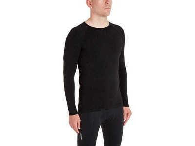 MADISON Roam isoler mesh long sleeve baselayer, black click to zoom image