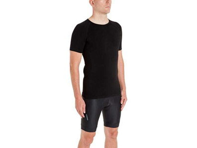 MADISON Roam isoler mesh short sleeve baselayer, black click to zoom image