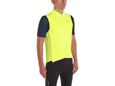 MADISON Stellar Reflective windproof men's gilet, hi-viz yellow click to zoom image