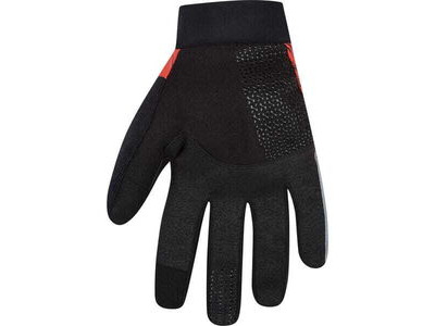 MADISON Flux Waterproof Trail Gloves, magma red perforated bolts click to zoom image
