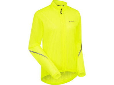 MADISON Flux 2L Ultra-Packable Waterproof Jacket, women's, hi-viz yellow click to zoom image