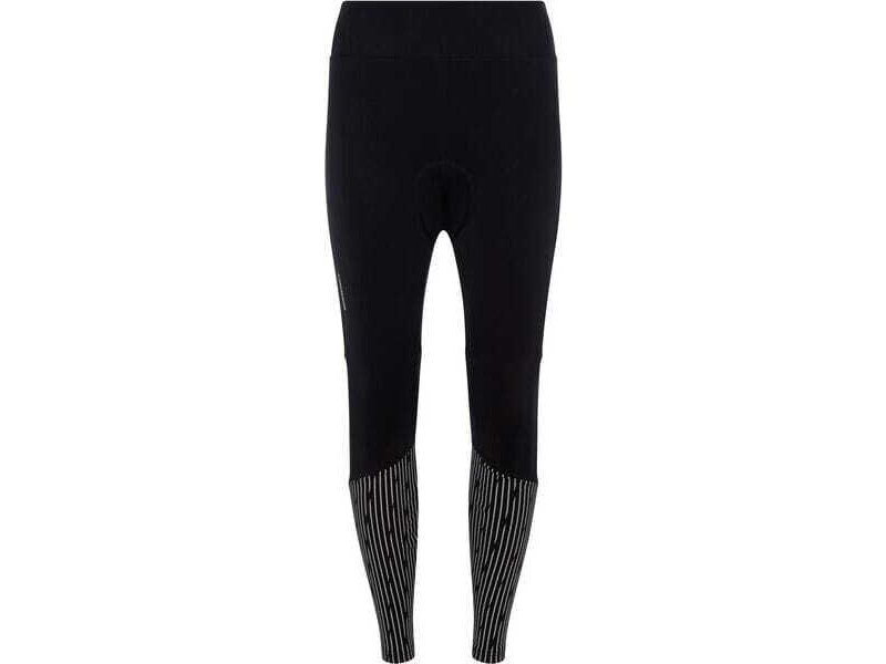 MADISON Stellar padded women's reflective thermal tights with DWR, black click to zoom image