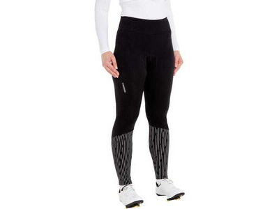 MADISON Stellar padded women's reflective thermal tights with DWR, black click to zoom image