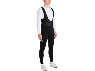 MADISON Freewheel men's thermal bib tights with pad, black click to zoom image