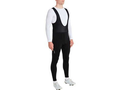 MADISON Freewheel men's thermal bib tights with pad, black click to zoom image