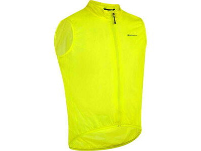 MADISON Flux Men's Ultra Packable Waterproof Gilet, yellow click to zoom image