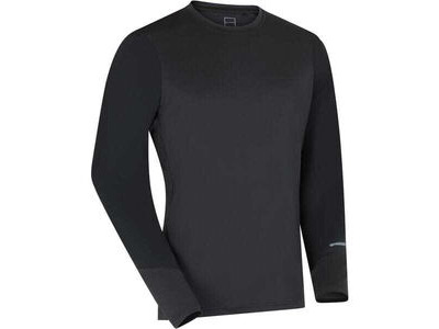 MADISON Flux Men's Long Sleeve Trail Jersey , black perforated bolts click to zoom image