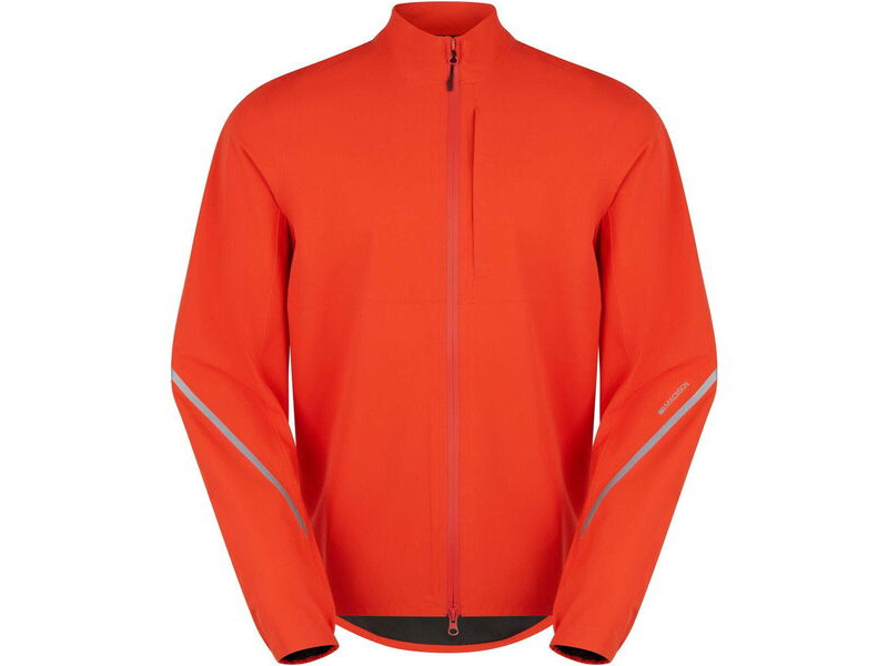 MADISON Freewheel Men's Waterproof Jacket, magma red click to zoom image