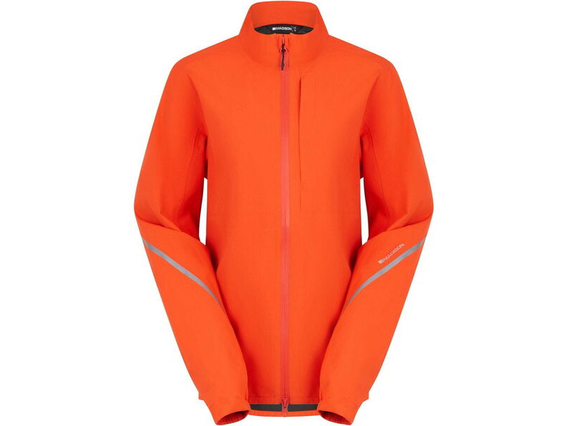 MADISON Freewheel Women's Waterproof Jacket, magma red click to zoom image