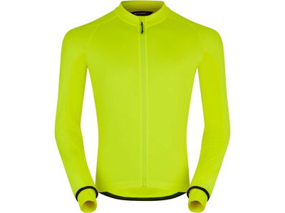 MADISON DTE Men's Isoler Thermal Long Sleeve Jacket, hi viz yellow