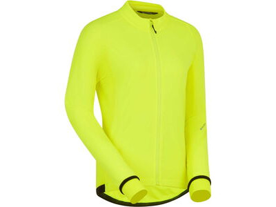 MADISON DTE Women's Isoler Thermal long Sleeve Jacket, hi viz yellow click to zoom image