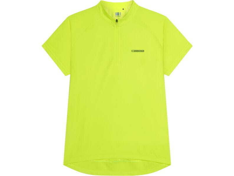 MADISON Freewheel women's short sleeve jersey - hi-viz yellow click to zoom image