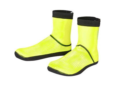 MADISON Stellar Reflective Open Sole overshoes, black / hi-viz yellow