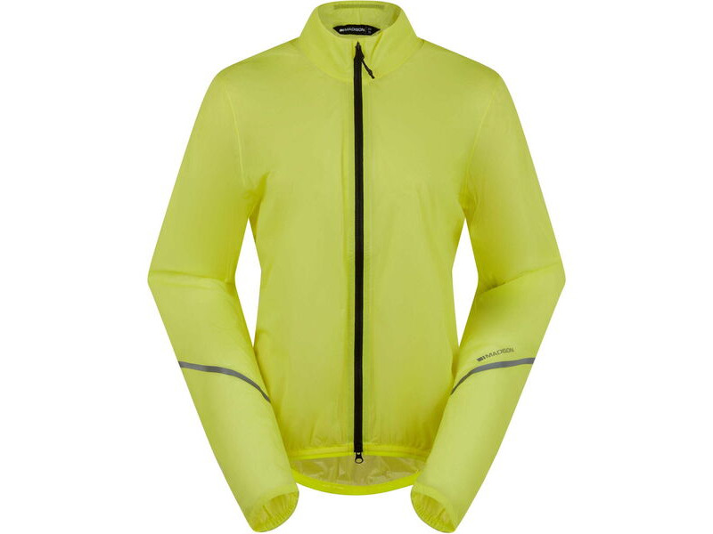 MADISON Flux 2L Ultra Packable Waterproof Jacket - women's - hi-viz yellow click to zoom image