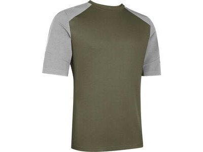 MADISON Flux Trail Women's Short Sleeve Jersey, midnight green / castle grey